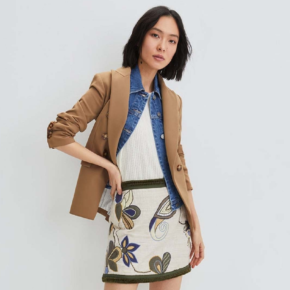 New Veronica Beard Miller Dickey jacket acorn blazer Size 8